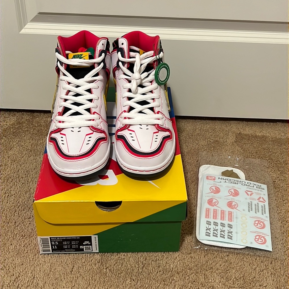 New Nike SB Dunk High RX-0 Unicorn Gundam DH7717-100